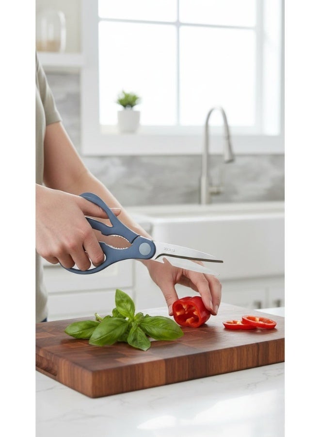 Ultra Sharp Professional Kitchen Shears 4-in-1 – 30CR13 Martensitic Stainless Steel Scissors with Magnetic Cover for Meat, Poultry, Herbs & Vegetables - Image 3